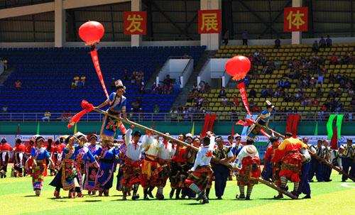 阿坝州第二届残疾人运动会在茂县隆重开幕