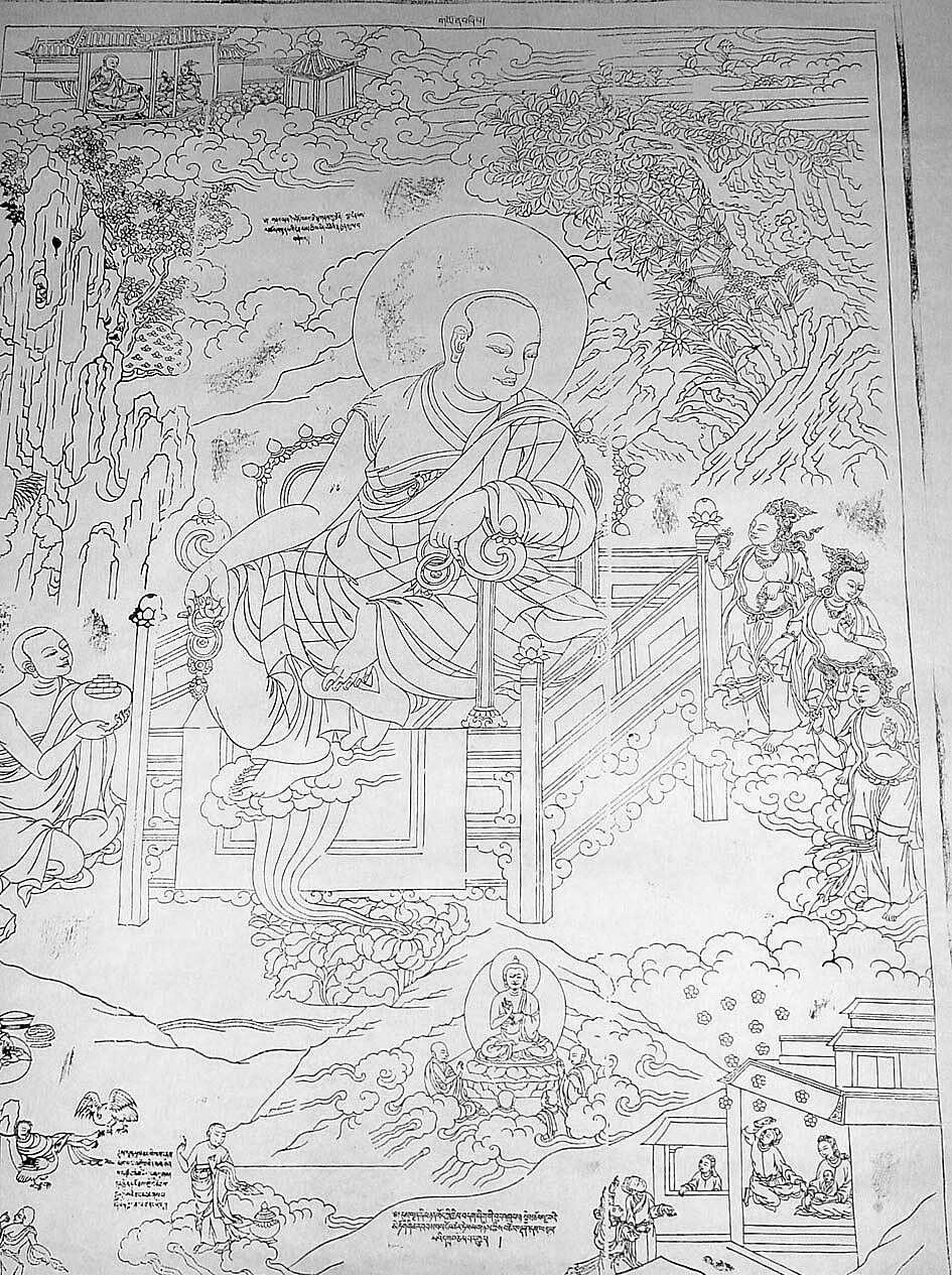 德格巴宫：迦理迦尊者(Kalika)
