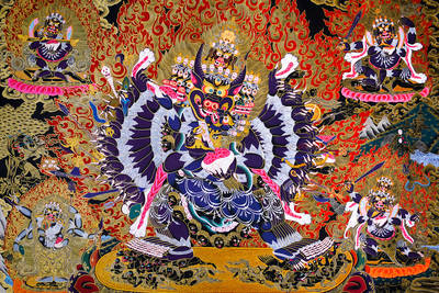 郎木寺僧人上海有间“唐卡馆”