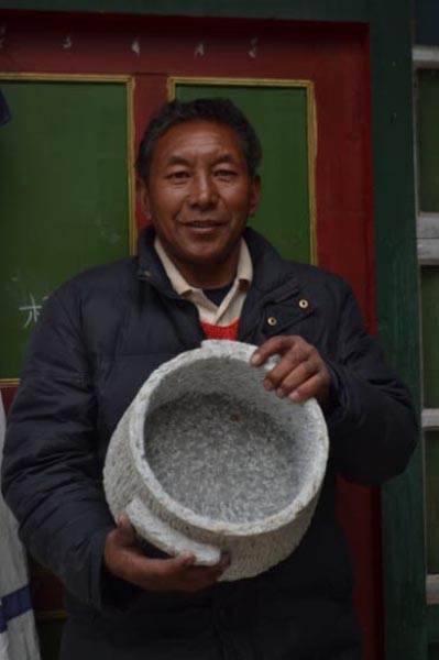 益西:穷尽毕生精力做石锅