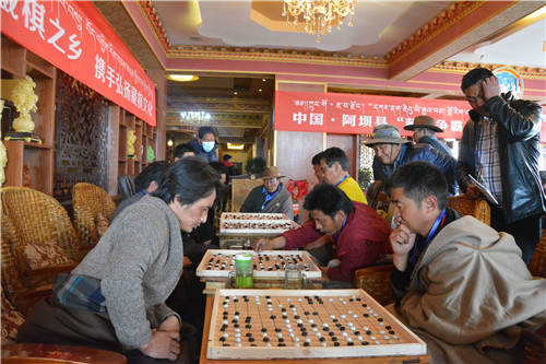 阿坝“藏棋争霸 巅峰对决“比赛正式开幕