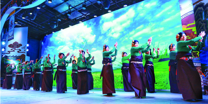 松潘县川主寺镇举办 “不忘初心、感恩奋进”迎春晚会