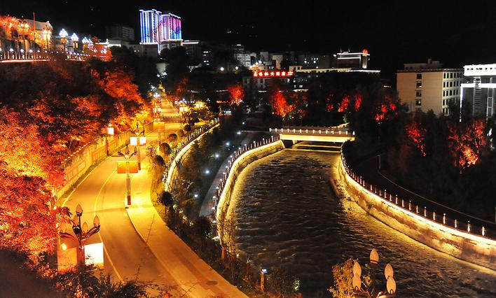 黑水县城光彩工程项目竣工