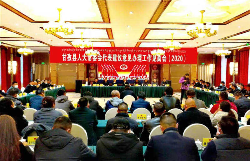 甘孜县举行人大代表建议意见办理工作“面复会”