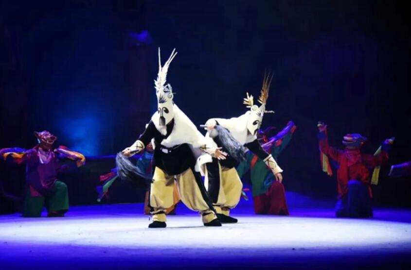 九寨沟县大型非遗情景剧“熊猫舞”成功首演