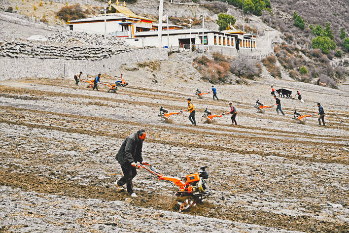 高原春耕正忙时