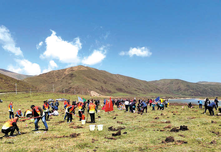 植绿山间 涵养生态