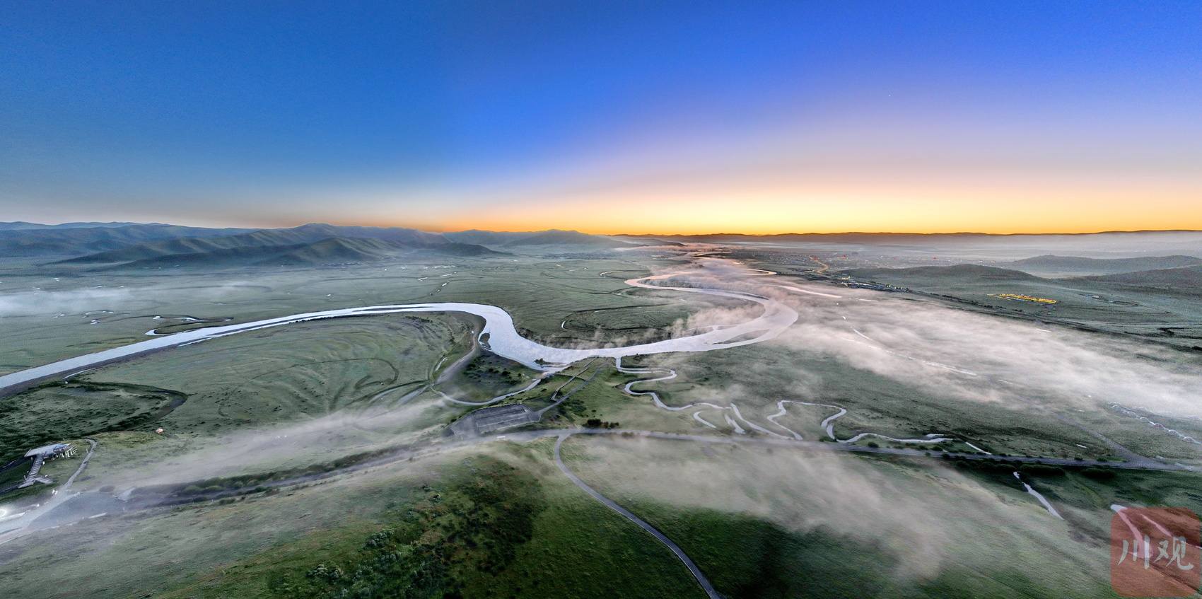 文明之美看东方｜唯美日出 照亮川西高原生态画卷
