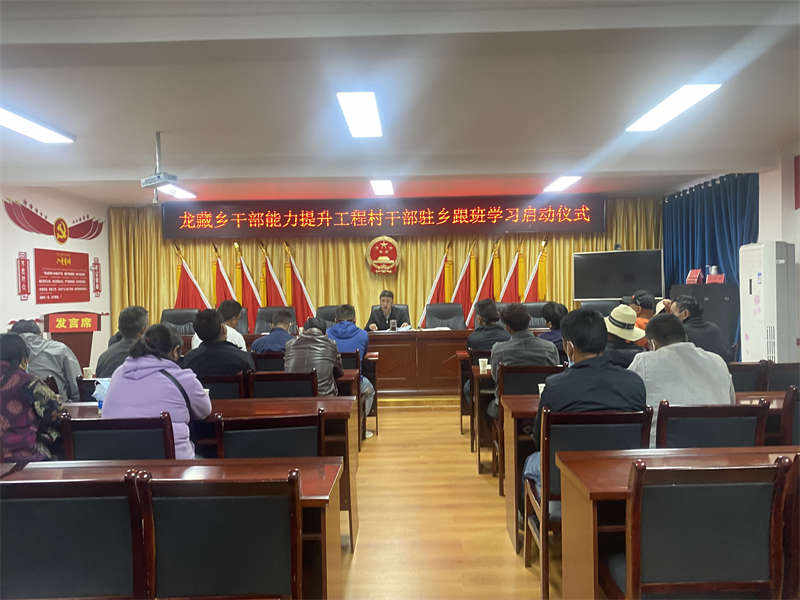 阿坝县龙藏乡“三个抓实”有力促进村干部驻乡跟班学习