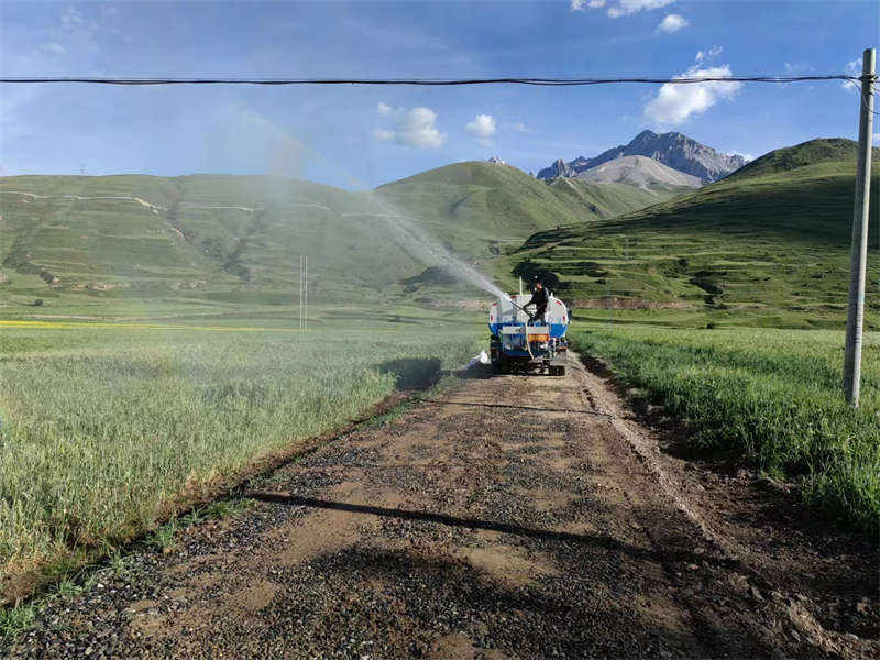 甘孜县：用汗水“解渴”旱情  用行动“颗粒归仓”