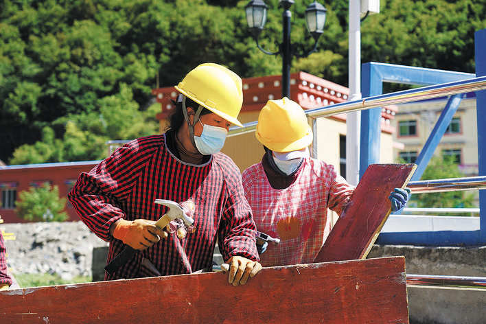 黑水县重点项目有序复工复产