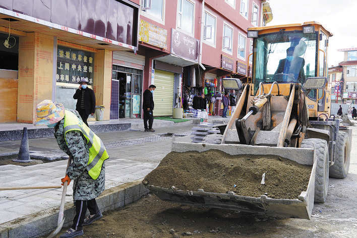 若尔盖市政建设项目有序推进