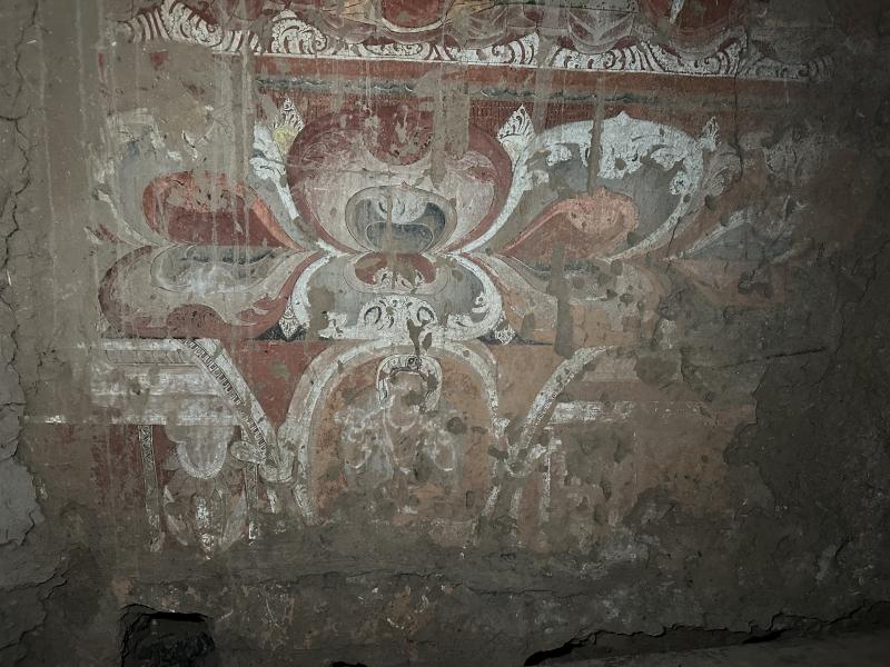 玉树市安冲乡来叶村古宅发现明代壁画