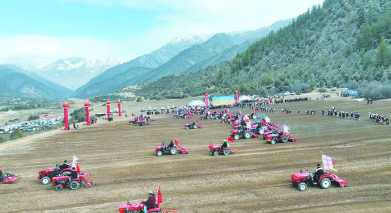 迎接春天的典礼——若尔盖县举行2024年春耕仪式