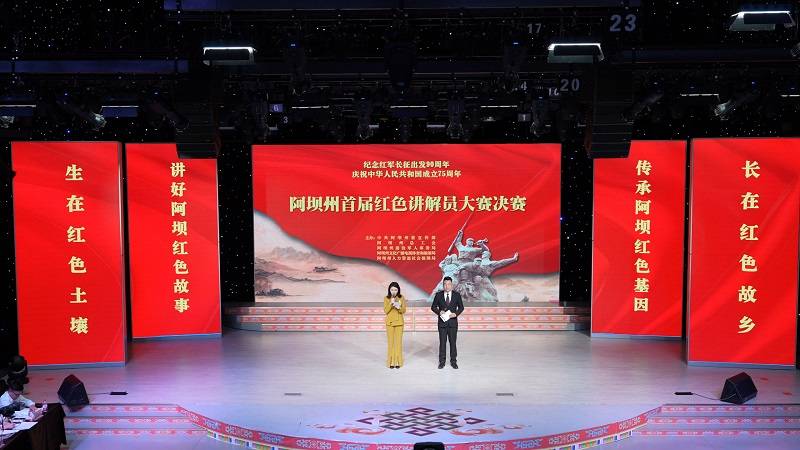 阿坝州首届红色讲解员大赛成功举办