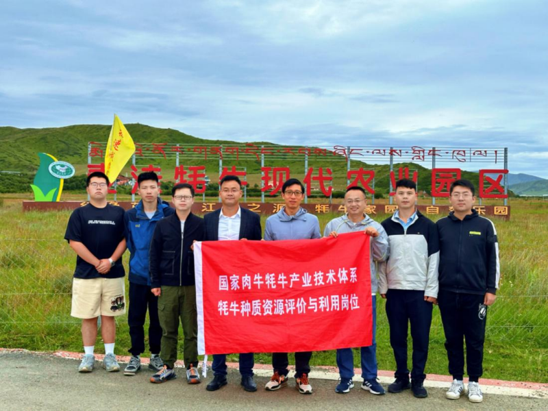 国家肉牛牦牛体系岗位专家调研红原“麦洼牦牛现代农业园区”